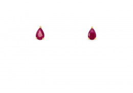 9ct Gold Ruby Earrings