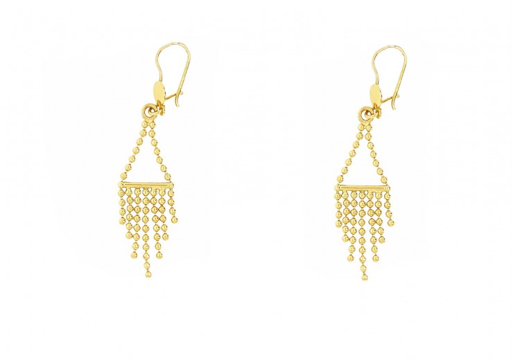Pre-owned 18ct Yellow Gold Drop Earrings