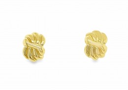 Pre-owned 9ct Yellow Gold Stud Earrings