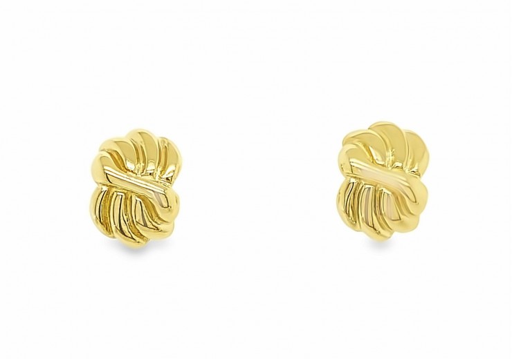 Pre-owned 9ct Yellow Gold Stud Earrings