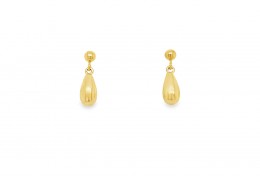Pre-owned 9ct Yellow Gold Drop Earrings