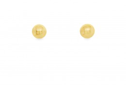Pre-owned 18ct Yellow Gold Ball Stud Earrings