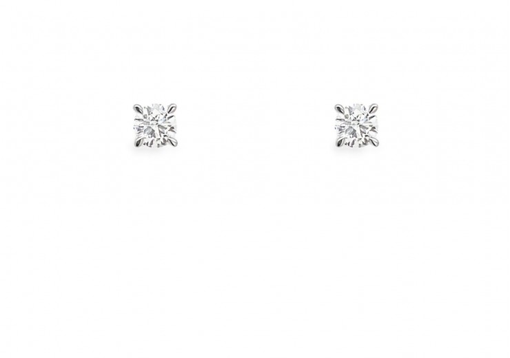 18ct Gold Lab Diamond Earrings