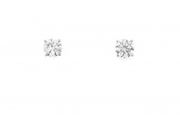 18ct White Gold Lab Diamond Earrings
