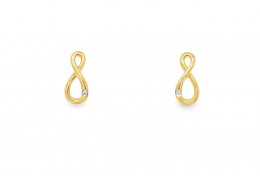 Pre-owned 9ct Gold Fancy Studs