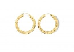 Pre-owned 9ct Gold Hoops