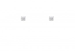 9ct White Gold Lab Diamond Earrings