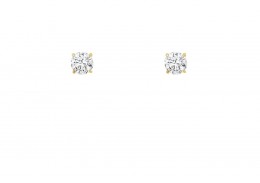 9ct Yellow Gold Lab Diamond Earrings