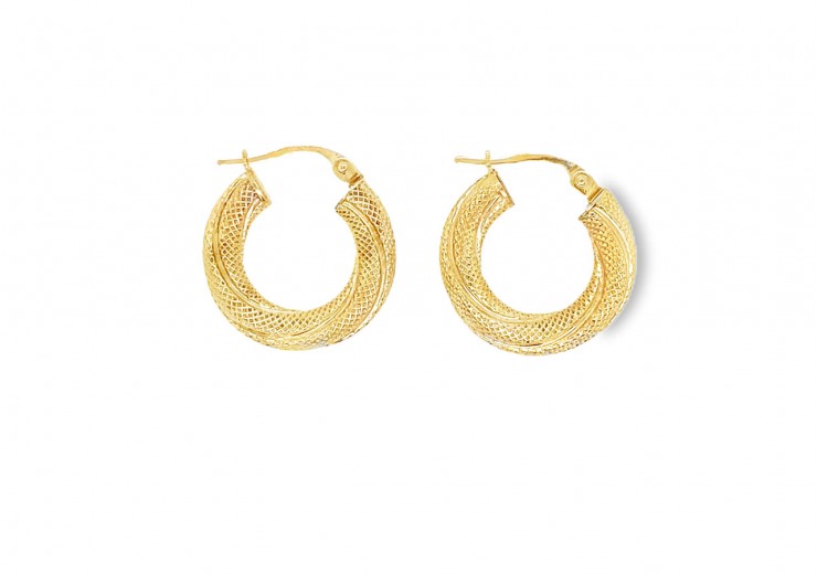 Pre-owned 9ct Gold Hoops