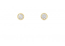 18ct Gold Lab Diamond Earrings 18ct Gold Lab Diamond Earrings
