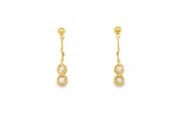 Pre-owned 9ct Gold Opal Earrings Pre-owned 9ct Gold Opal Earrings