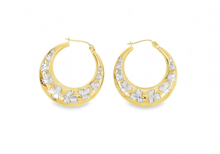 Pre-owned 9ct Yellow Gold Hoops
