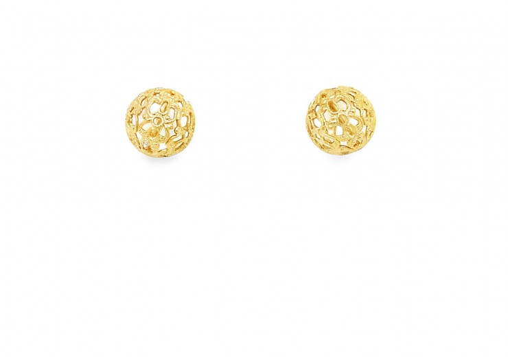 Pre-owned 9ct Yellow Gold Fancy Studs