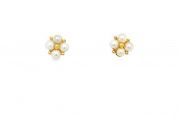 Pre-owned 9ct Yellow Gold Pearl Earrings Pre-owned 9ct Yellow Gold Pearl Earrings