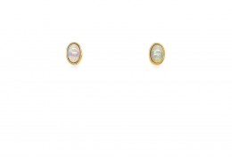 Pre-owned 9ct Yellow Gold Opal Earring Pre-owned 9ct Yellow Gold Opal Earring