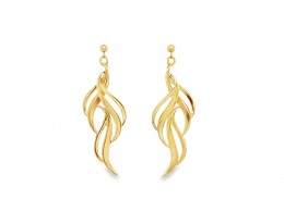 Pre-owned 9ct Yellow Gold Fancy Earrings
