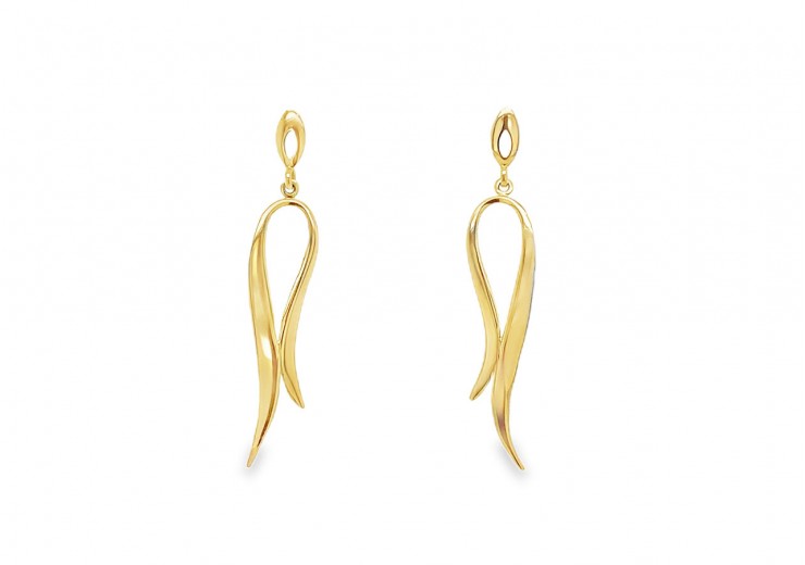 Pre-owned 9ct Yellow Gold Fancy Earrings