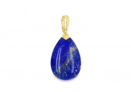 Pre-owned 9ct Yellow Gold Lapis Lazuli Pendant