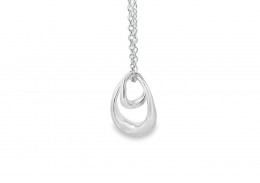 Silver Georg Jensen Small Offspring Pendant