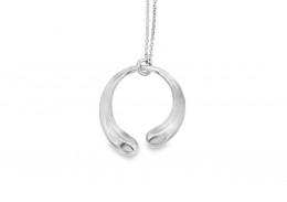 Silver Georg Jensen Mercy Long Pendant Silver Georg Jensen Mercy Long Pendant