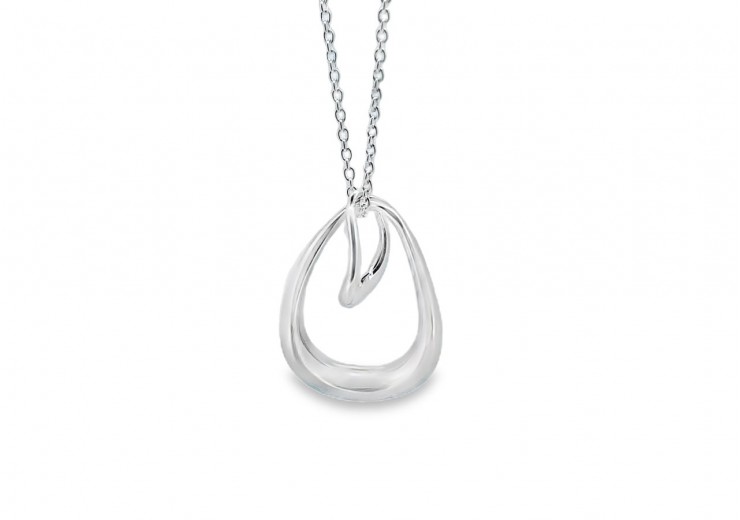 Silver Georg Jensen Offspring Pendant