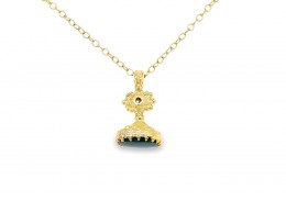 Pre-owned 9ct Yellow Gold Fob Necklace