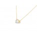 18ct Yellow Gold Lab Diamond Necklace