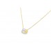 18ct Yellow Gold Lab Diamond Necklace