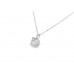 18ct White Gold Lab Diamond Necklace