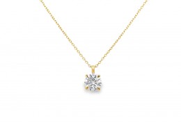 18ct Gold Lab Diamond Necklace