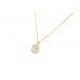 18ct Gold Lab Diamond Necklace