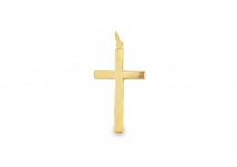 Pre-owned 9ct Gold Plain Cross