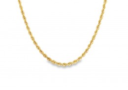 Pre-owned 9ct Yellow Gold Rope Chain Pre-owned 9ct Yellow Gold Rope Chain