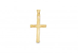 Pre-owned 9ct Yellow Gold Plain Cross Pendant Pre-owned 9ct Yellow Gold Plain Cross Pendant