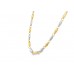 Pre-owned 9ct Yellow & White Gold Necklace Pre-owned 9ct Yellow & White Gold Necklace