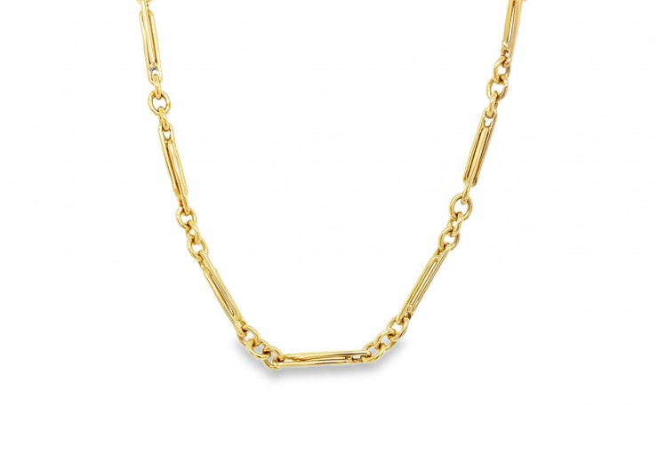 Pre-owned 9ct Yellow Gold Fancy Chain