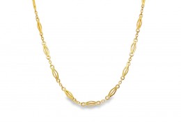 Pre-owned Vintage 9ct Gold Fancy Chain Pre-owned Vintage 9ct Gold Fancy Chain