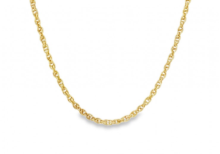 Pre-owned 9ct Gold Prince Of Wales Chain