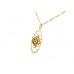 Pre-owned 9ct Gold Peridot & Pearl Necklace