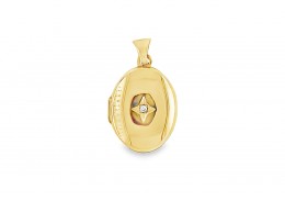 Pre-owned 9ct Gold Diamond Locket