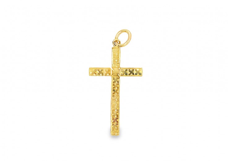 Pre-owned Vintage 9ct Gold Cross