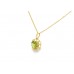 Pre-owned 9ct Gold Peridot Necklace