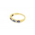 18ct Gold Sapphire & Diamond Eternity