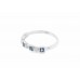 18ct White Gold Sapphire & Diamond Eternity Ring 