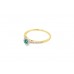 9ct Gold Emerald & Diamond Eternity Ring