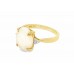 9ct Yellow Gold Opal & Diamond Ring 