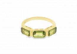 9ct Yellow Gold Peridot Ring 