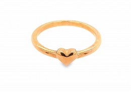 9ct Rose Gold Heart Ring