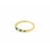 9ct Gold Emerald & Diamond Eternity Ring