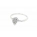 9ct White Gold Diamond Ring